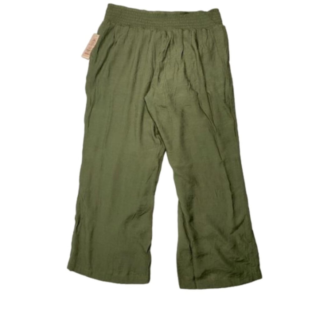 NWT Nanette Lepore Woman Prairie Sage Flowy Pants Size 1X #1287 - Picture 3 of 11